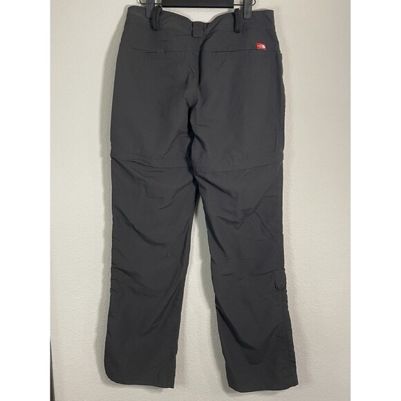 Womens North Face Convertible Pants Shorts Zip Off Hiking Walk Size 8 Gray - Picture 5 of 15